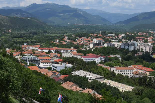 Panorama grada Knina