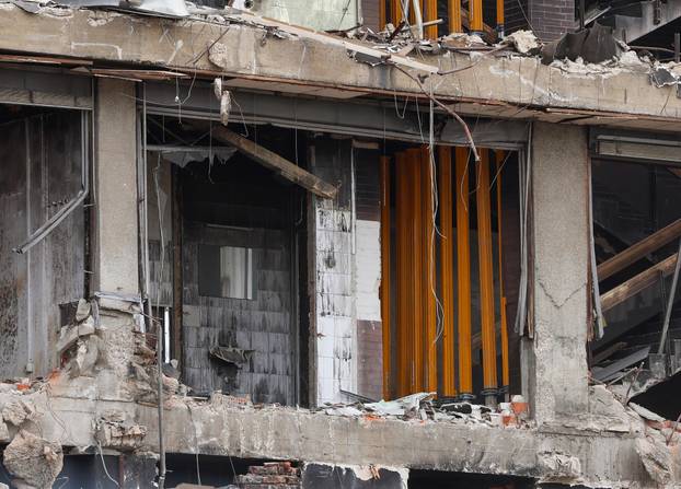 Zagreb: Nastavlja je rušenje zgrade Vjesnika