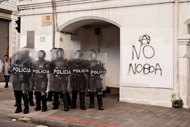 Anti-government protest in Quito