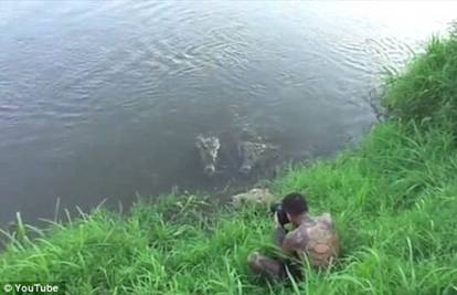 Prišao previše blizu: Fotografa s Kostarike je napao krokodil