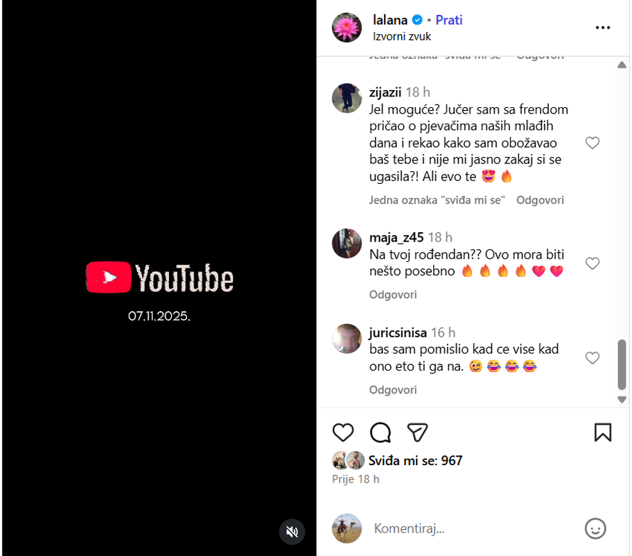 Nova zagonetna objava Lane Jurčević zaintrigirala je fanove: 'Što bi to trebalo značiti?'