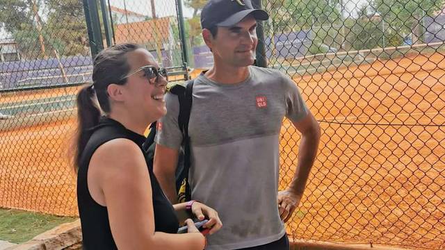 Roger Federer zaigrao tenis u poznatom hotelu u Vodicama