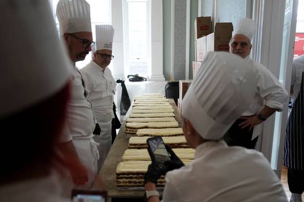 Guinness World Record for the longest tiramisu, in London
