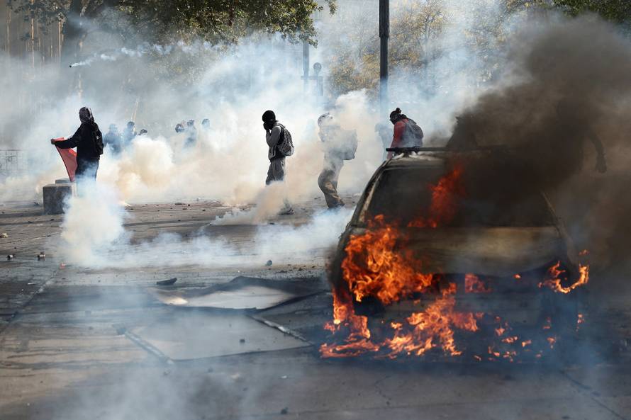 Nationwide protests in France against the cost of living