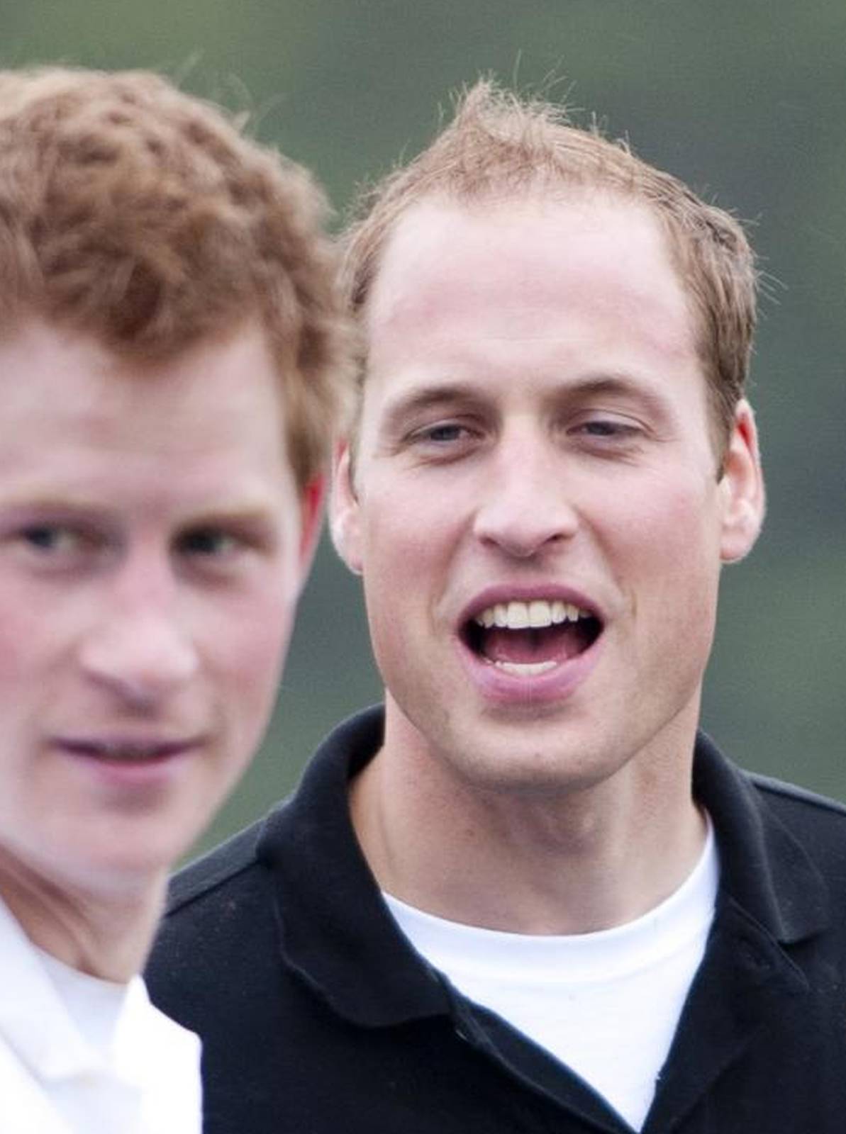 Princes at charity polo match