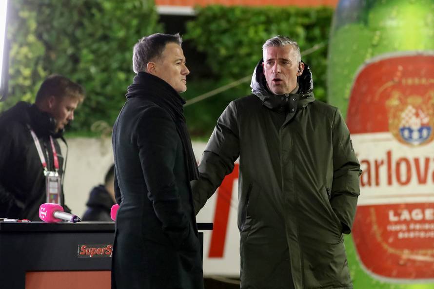 Zagrijavanje nogometaša Hajduka i Rijeke uoči početka utakmice 17. kola SuperSport HNL-a