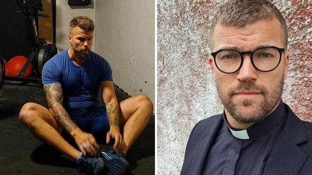 Zgodan švedski svećenik je pet puta tjedno u teretani, a tijelo mu je prekriveno tetovažama