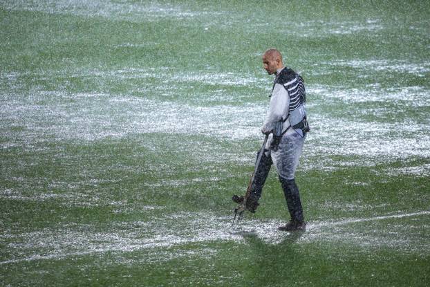 Utakmica između Rijeke i Sparte Prag u Konferencijskoj ligi prekinuta zbog kiše