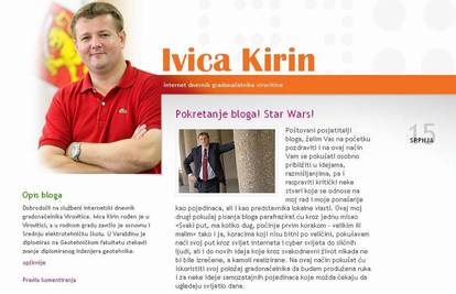 Kirinu na blogu prijete da će mu "likvidirati" obitelj