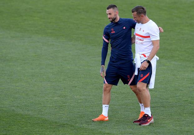 Zagreb: Hrvatski reprezentativci odradili trening prije utakmica u Ligi nacija