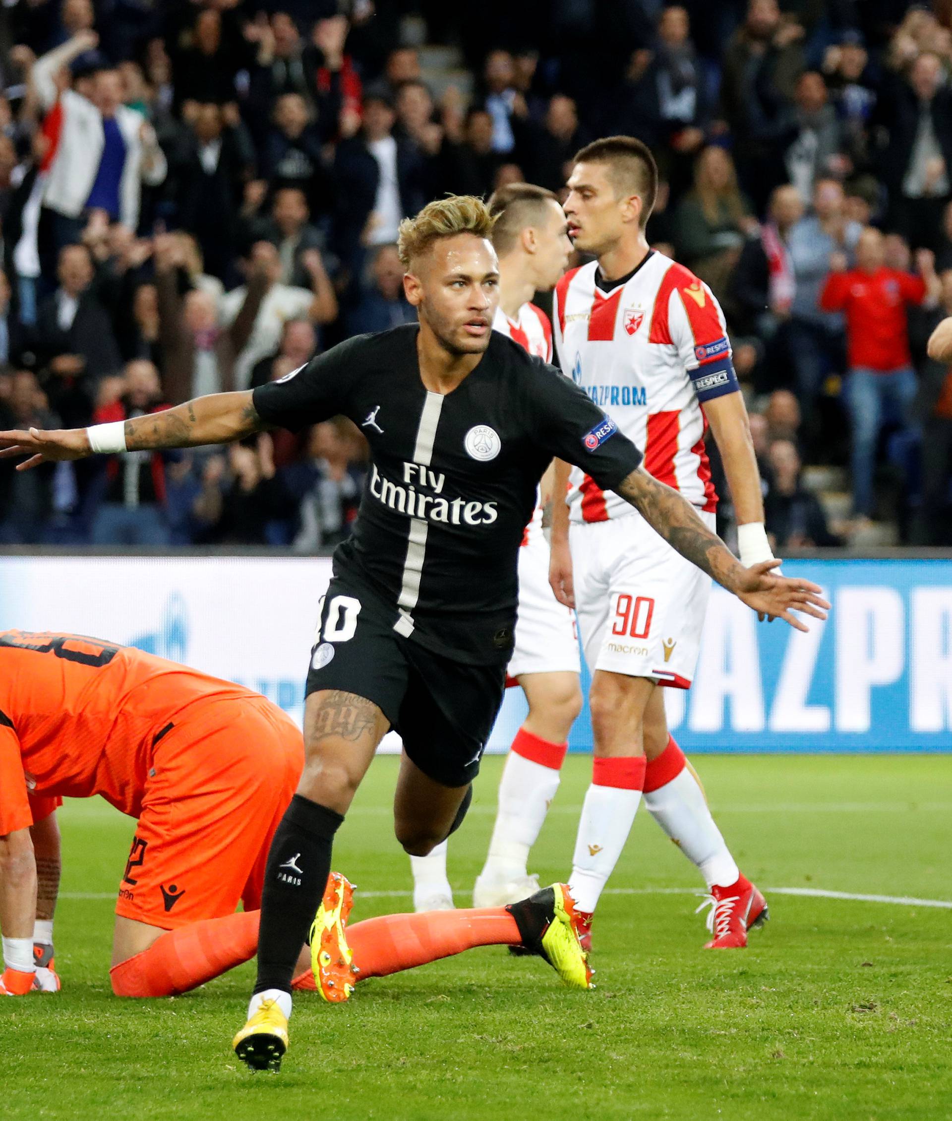 Champions League - Group Stage - Group C - Paris St Germain v Crvena Zvezda
