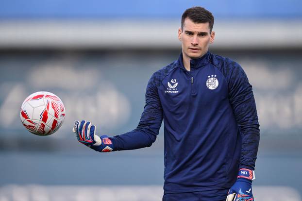 Zagrijavanje prije utakmice Dinama i Slaven Belupa u 26. kolu SuperSport HNL-a