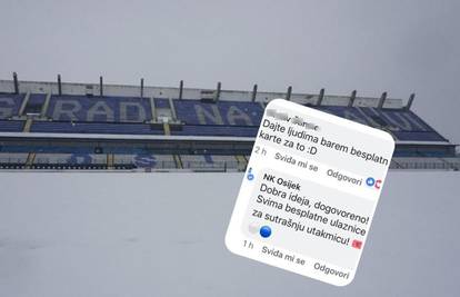 Osijek pozvao navijače: Dođite nam pomoći u čišćenju snijega