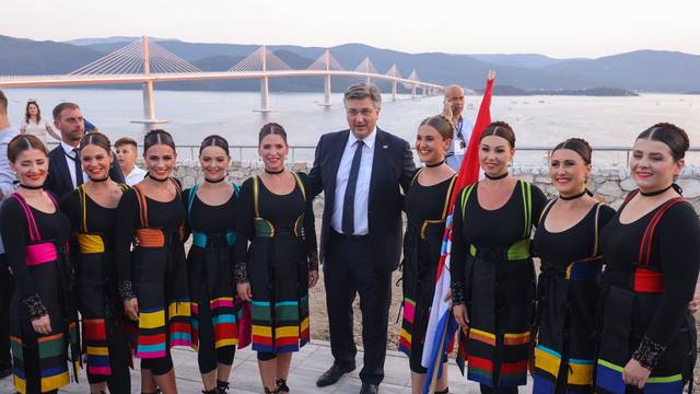 Premijer Andrej Plenković stigao na otvorenju Pelješkog mosta 