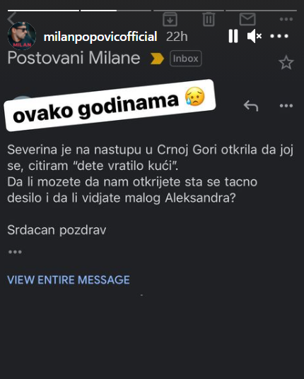 Srpskog glazbenika miješaju sa Sevkinim bivšim: 'Godinama to traje, pitaju me viđam li sina...'