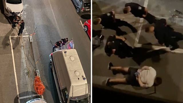 Uhvaćeni sa sprejem u rukama: Pijani šarali po zagrebačkim zgradama pa se opirali policiji