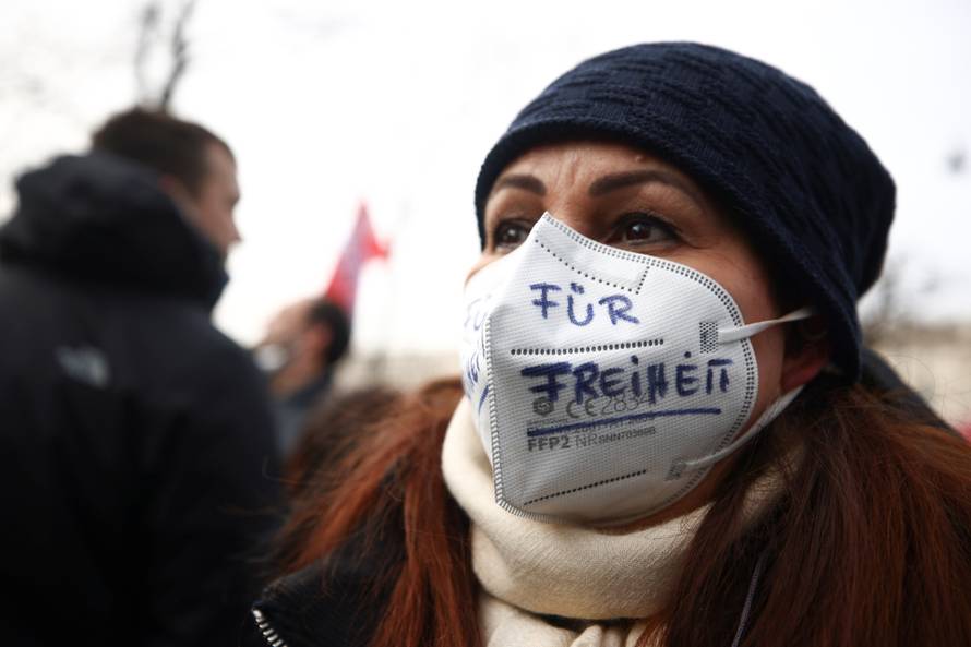 Demonstration against COVID-19 measures in Vienna
