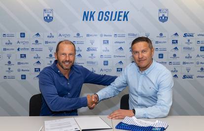 Poms potpisao novi ugovor s Osijekom: Trener je do 2024.