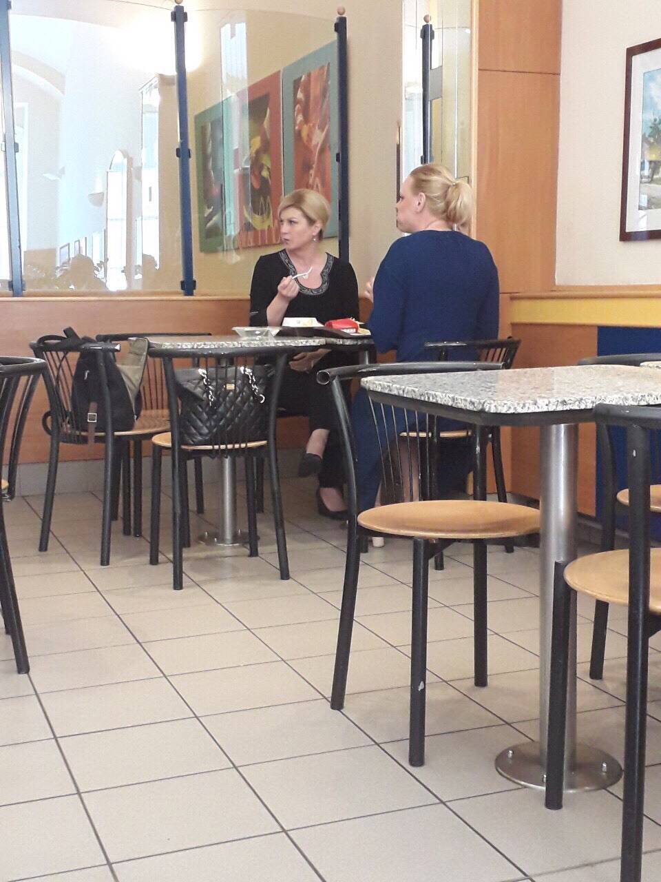 Kolinda iz Vukovara svratila do Osijeka i otišla u McDonald's