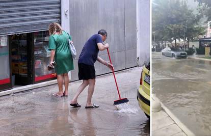 U Splitu palo čak 65 litara kiše, deseci ispumpavanja po gradu