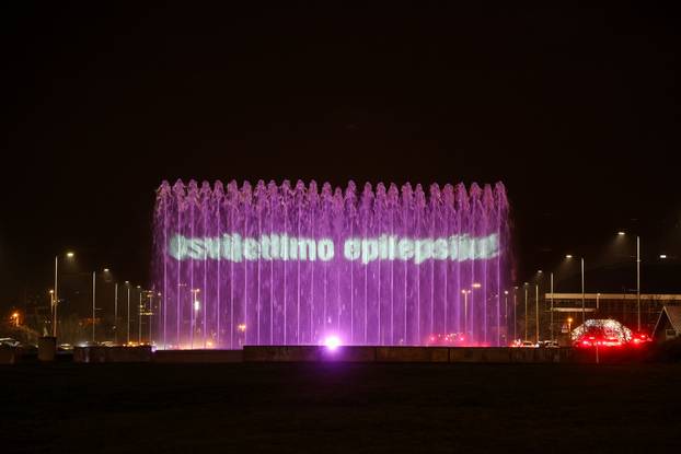 Fontane obojane u ljubičasto povodom međudarodnog dana epilepsije