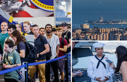 Čak 4000 američkih mornara stiglo je u Split: 'Nosač aviona odabrala sam i zbog novca...'