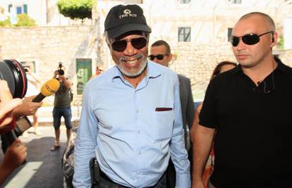 Morgan Freeman i Caprice stigli u sunčani Dubrovnik