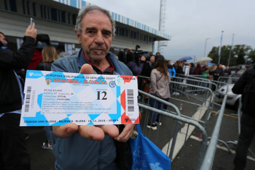 Rijeka: Počela prodaja karata za utakmicu Hrvatske i Slovačke, zapadna tribina rasprodana