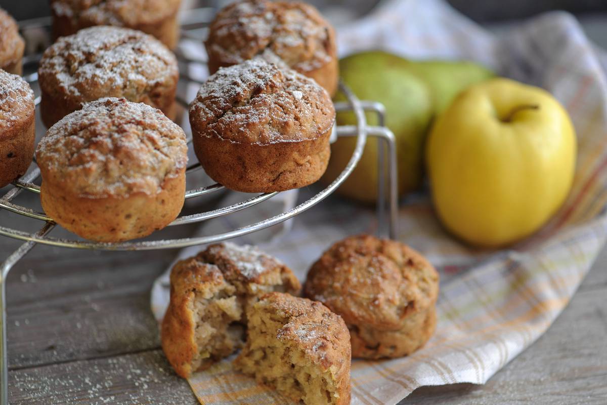 Muffini od jabuka i krušaka su super ideja za brzi i zdrav obrok