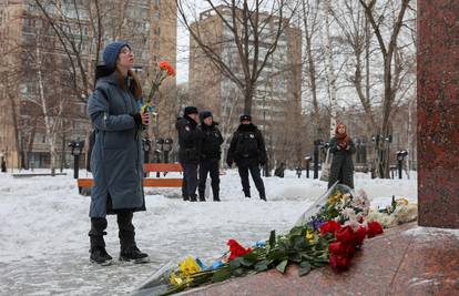 Moskovljani tužni i prkosni na godišnjicu rata u Ukrajini