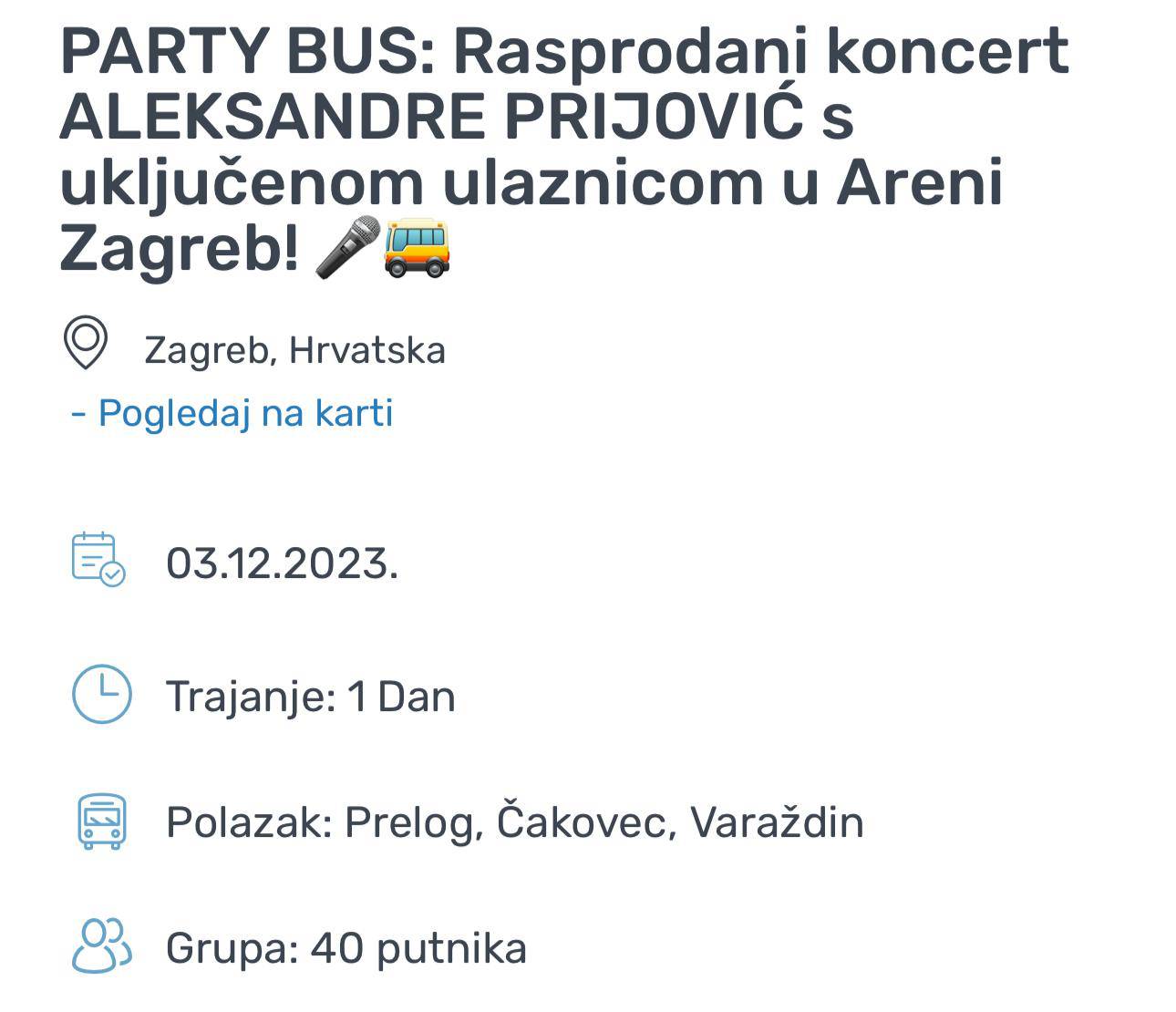 Karte za Prijović preprodaju se po suludim cijenama, a neki su čak organizirali i party bus!