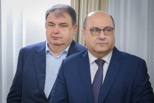 Zagreb: Prijem rukometaša u Banskim dvorima