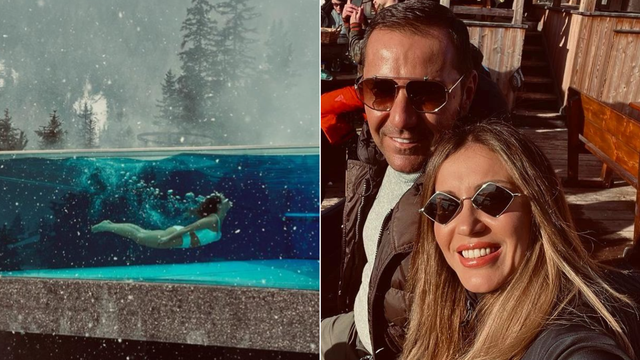Ana Gruica objavila je video iz staklenog bazena, a u zimskoj idili uživa sa suprugom u Italiji