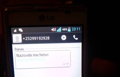 SMS u kojem piše ‘Nazovite me hitno’ pokušaj je prijevare