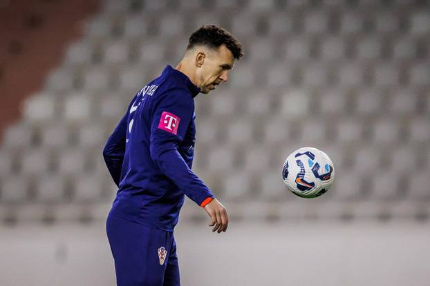 Split: Trening nogometaša reprezentacije Hrvatske na Poljudu