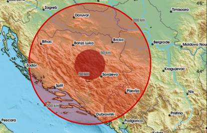 Snažan potres pogodio je BiH: 'Al' ga zadrma. Kuća se malo zatresla, psi su se uznemirili'