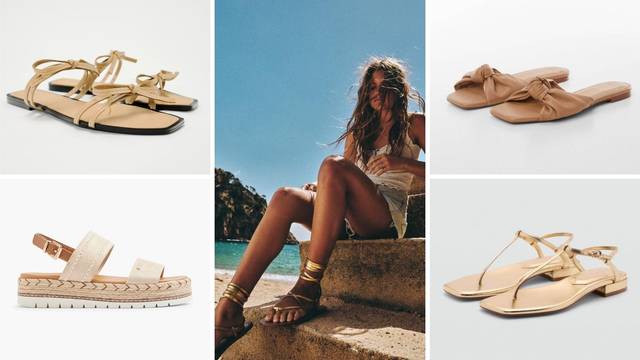 Najbolji ravni modeli obuće za ljeto: Capri sandale do 40 eura