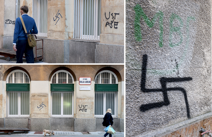 SKANDALOZNO Usred Zagreba osvanuli ustaški i nazi grafiti