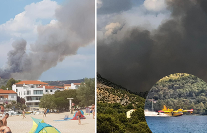 Veliki požar u Dalmaciji: Gorilo je od Primoštena do Rogoznice