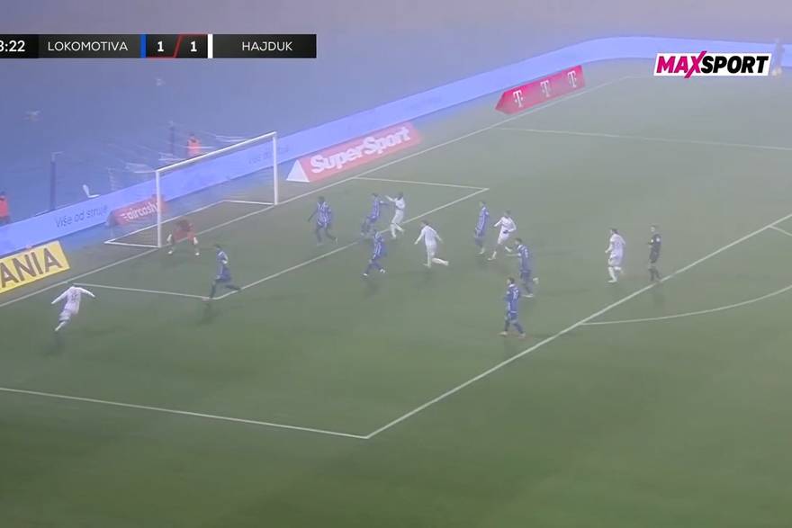 Golovi na utakmici Lokomotiva - Hajduk