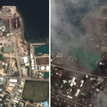 FOTO Pomoć za Tongu kasni zbog gustog pepela, pogledajte satelitske snimke štete