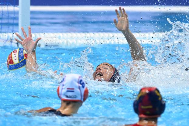 Europsko prvenstvo u vaterpolu za žene, polufinale, Nizozemska -  Španjolska