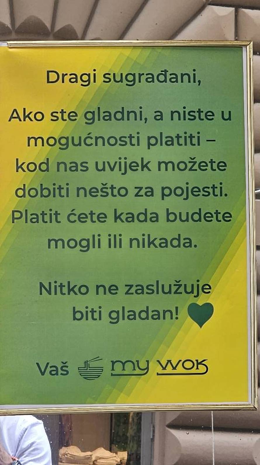 Restoran u Rijeci dijeli hranu onima koji ne mogu platiti: Nije puno, ali ne smije biti gladnih