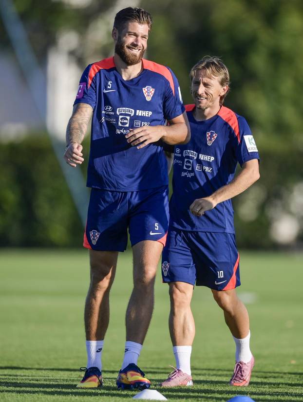 Zagreb: Trening hrvatske nogometne reprezentacije