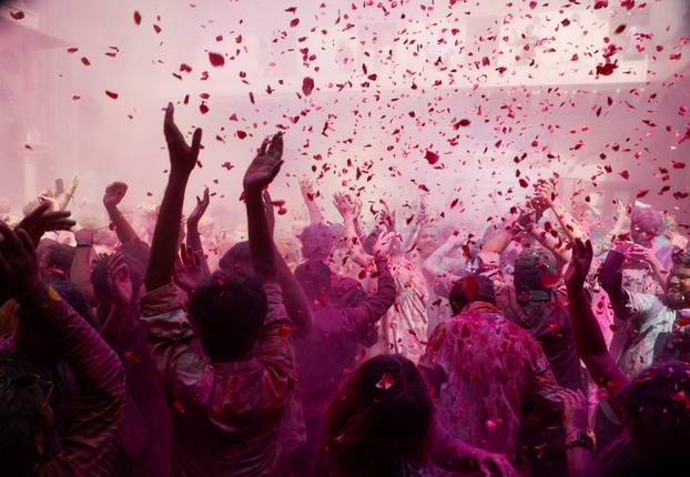 Holi celebrations in Vrindavan