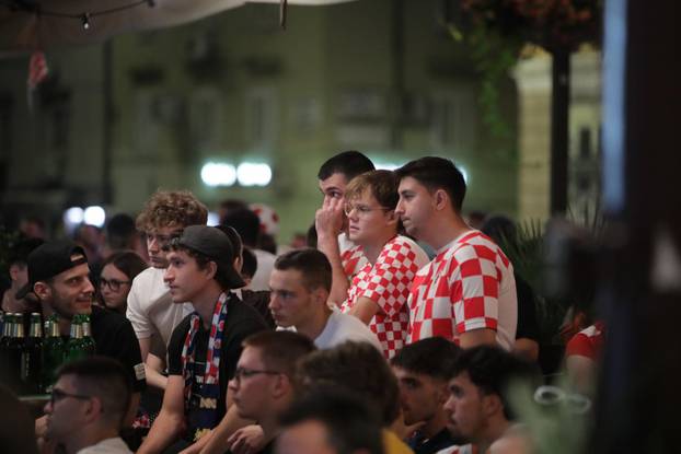 Rijeka: Pra??enje utakice Hrvatska-Portugal