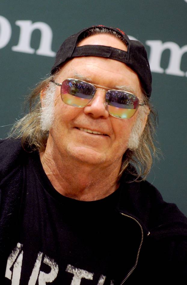 Neil Young Signs Copies New Book 