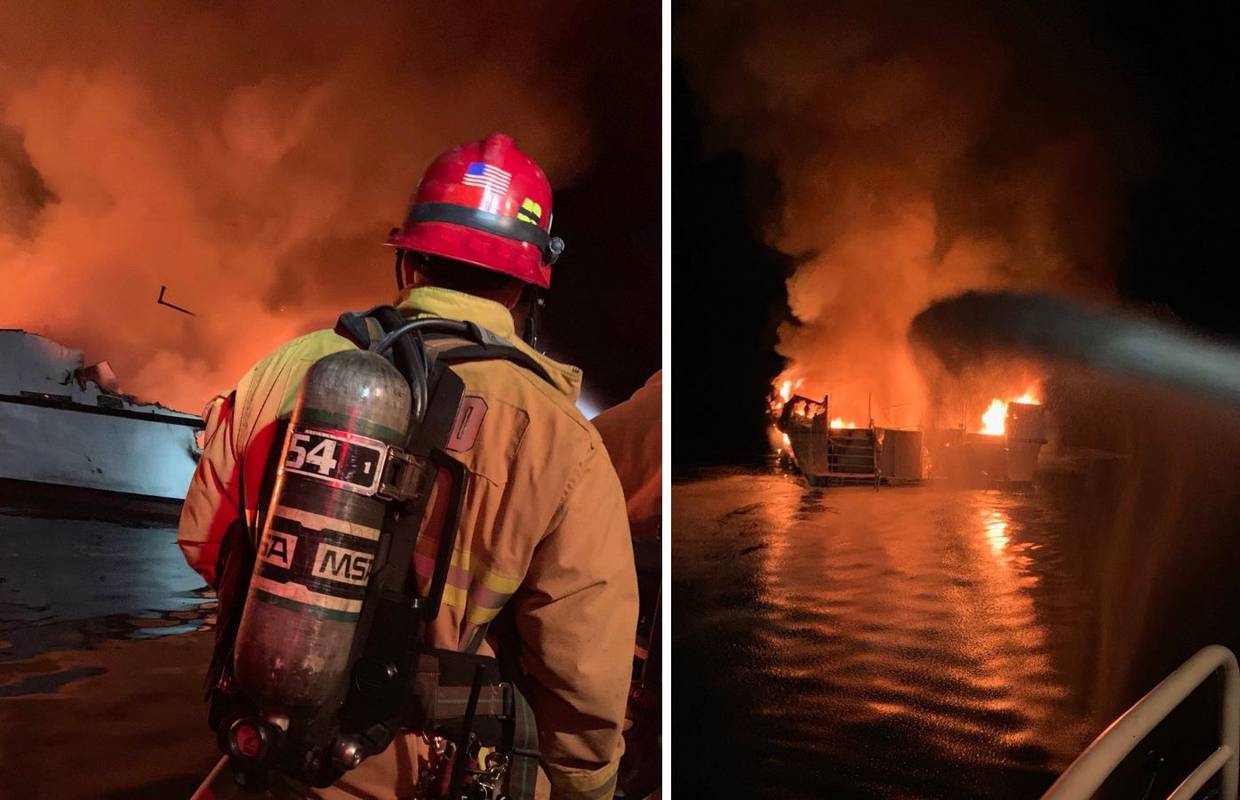 Požar na brodu u Kaliforniji: Pronašli su 25 mrtvih tijela