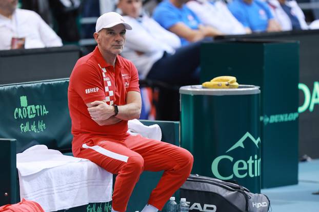 Osijek: Drugi dan Qualifier faze Davis Cupa Hrvatska - Slova&ccaron;ka, parovi