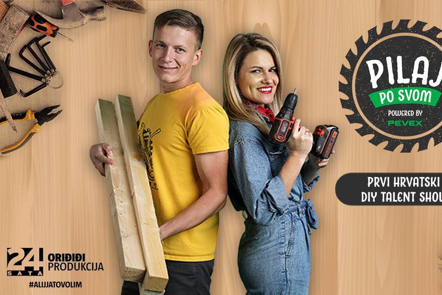 Ana Zibar kao voditeljica i Doctor D.S. kao joker pomagač u prvom hrvatskom DIY talent showu - PILAJ PO SVOM!